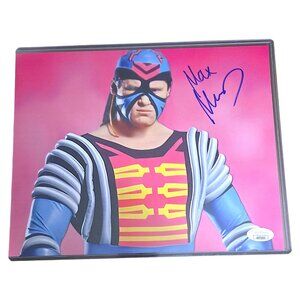Max Moon (Paul Diamond) Autographed WWF WWE Wrestling 8x10 Photo, COA Included
